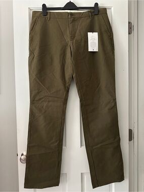 NWT Apolis Global Citizen 100% Cotton Olive Standard Issue Utility Chino Size 38